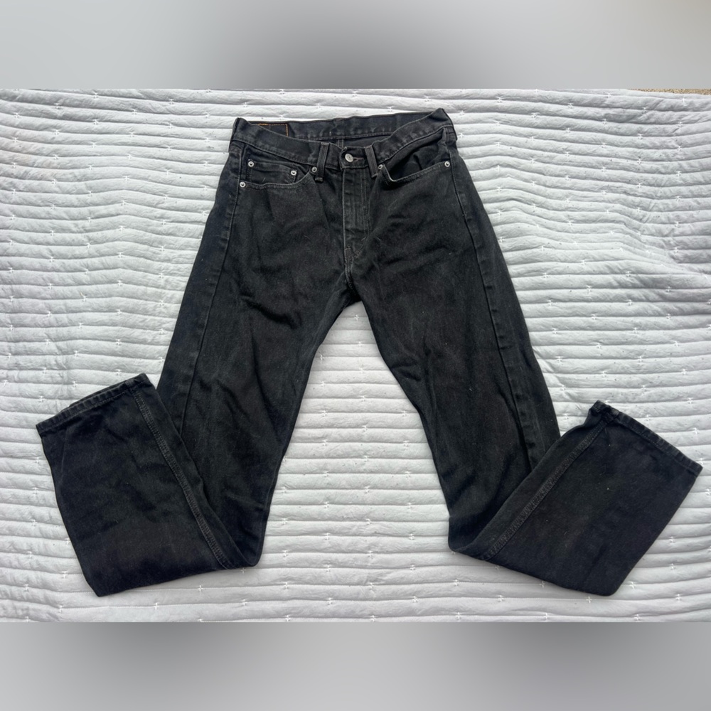Levi’s Mens Black 505 Jeans